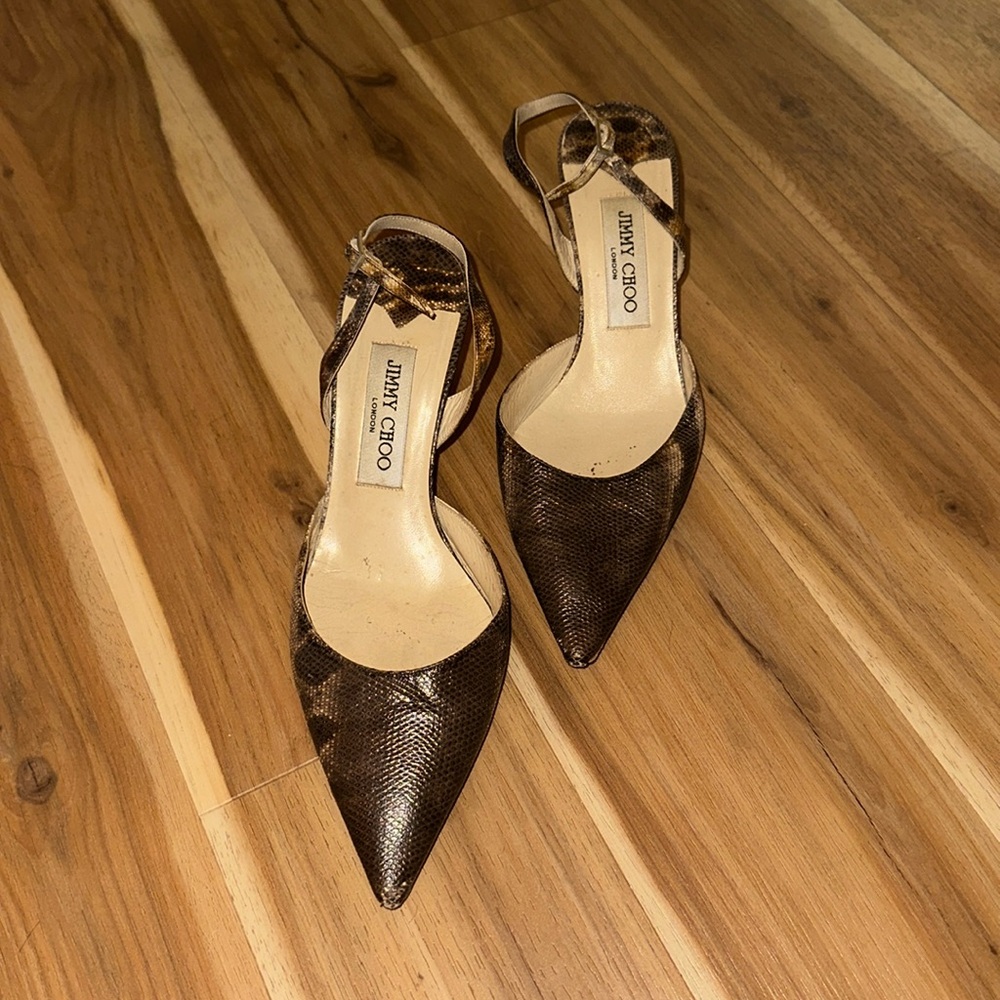 Jimmy Choo SnakeSkin Pumps